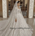 Robe de mariée en tulle à encolure cœur – CLEVI Paris