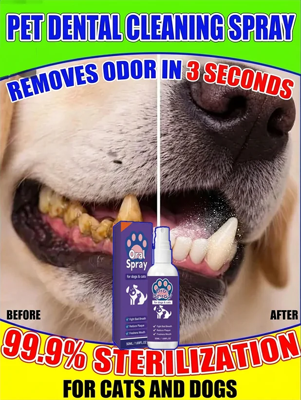 Spray bucco-dentaire pour chiens & chats – CLEVI Paris