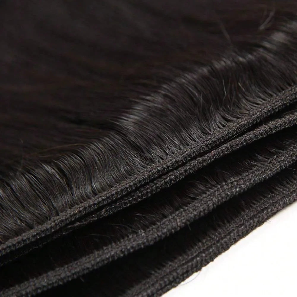 Mèches Bone Straight Cheveux Humains Remy Vierges 3 Bundles Couleur Naturelle – CLEVI Paris