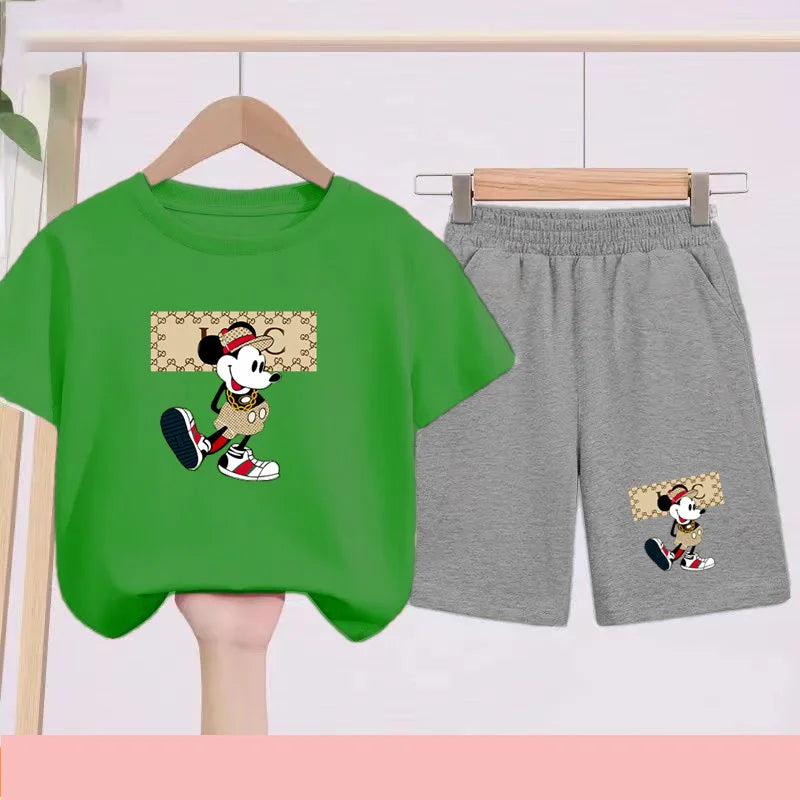 Ensemble enfant décontracté haut et short – CLEVI Paris