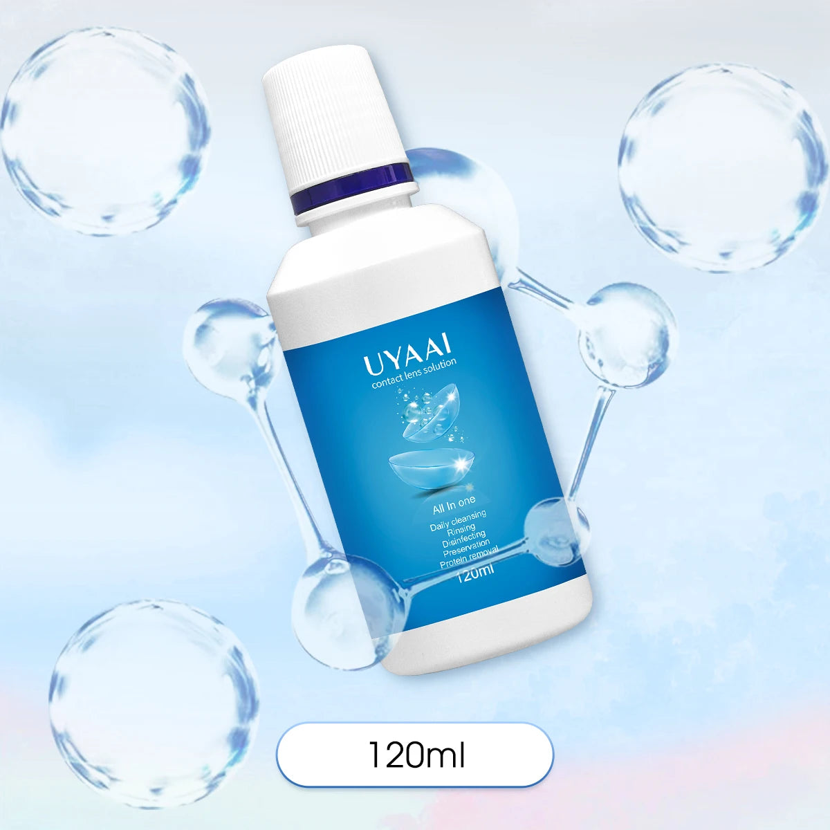 Kit Entretien Lentilles de Contact | Nettoyant, Solution & Accessoires