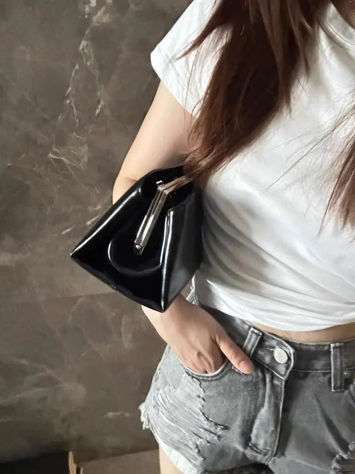 Sac Aisselle PU Souple Femme Retro 28x12cm Bandoulière 50cm 4 Coloris – CLEVI Paris