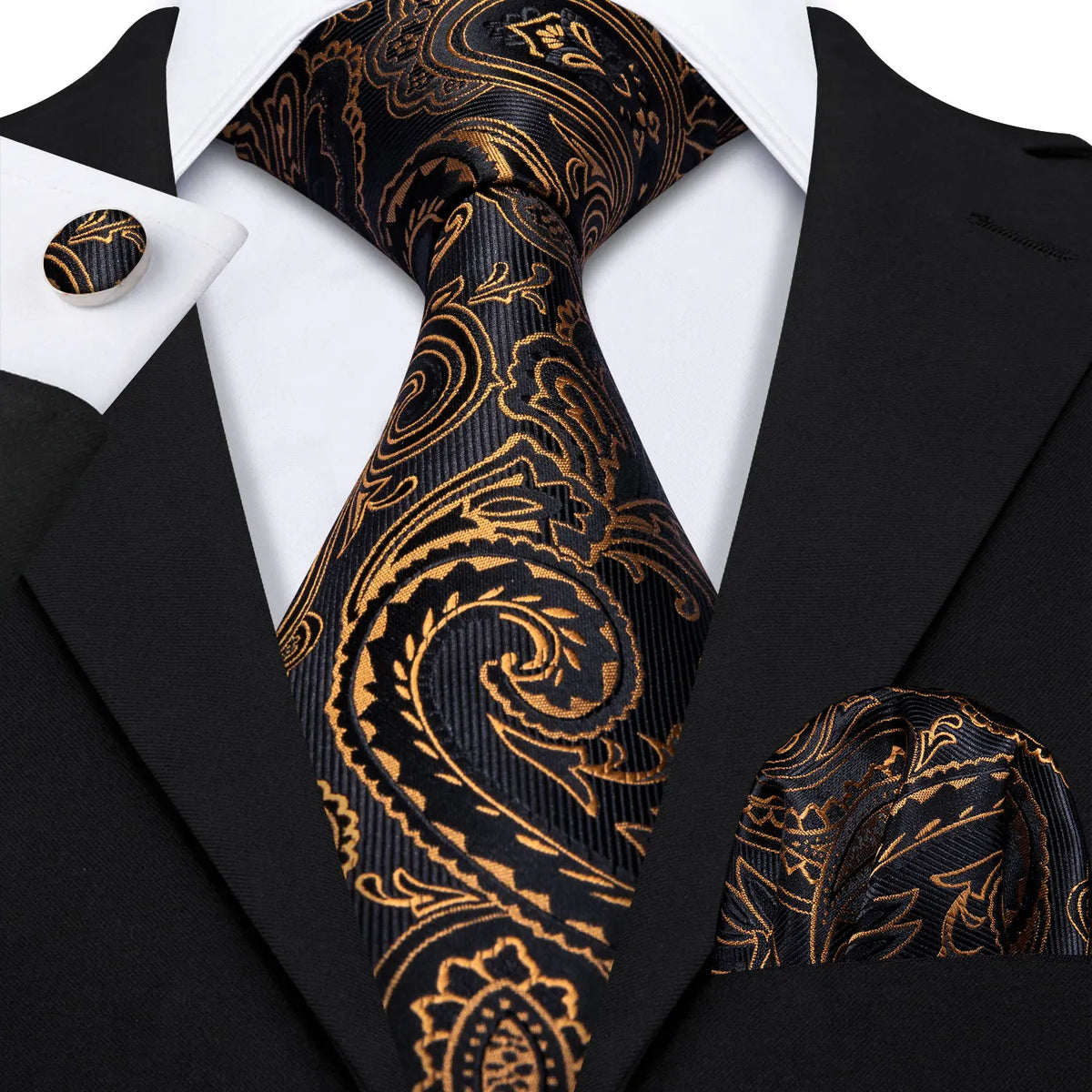 Ensemble Cravate Jacquard Homme – CLEVI Paris