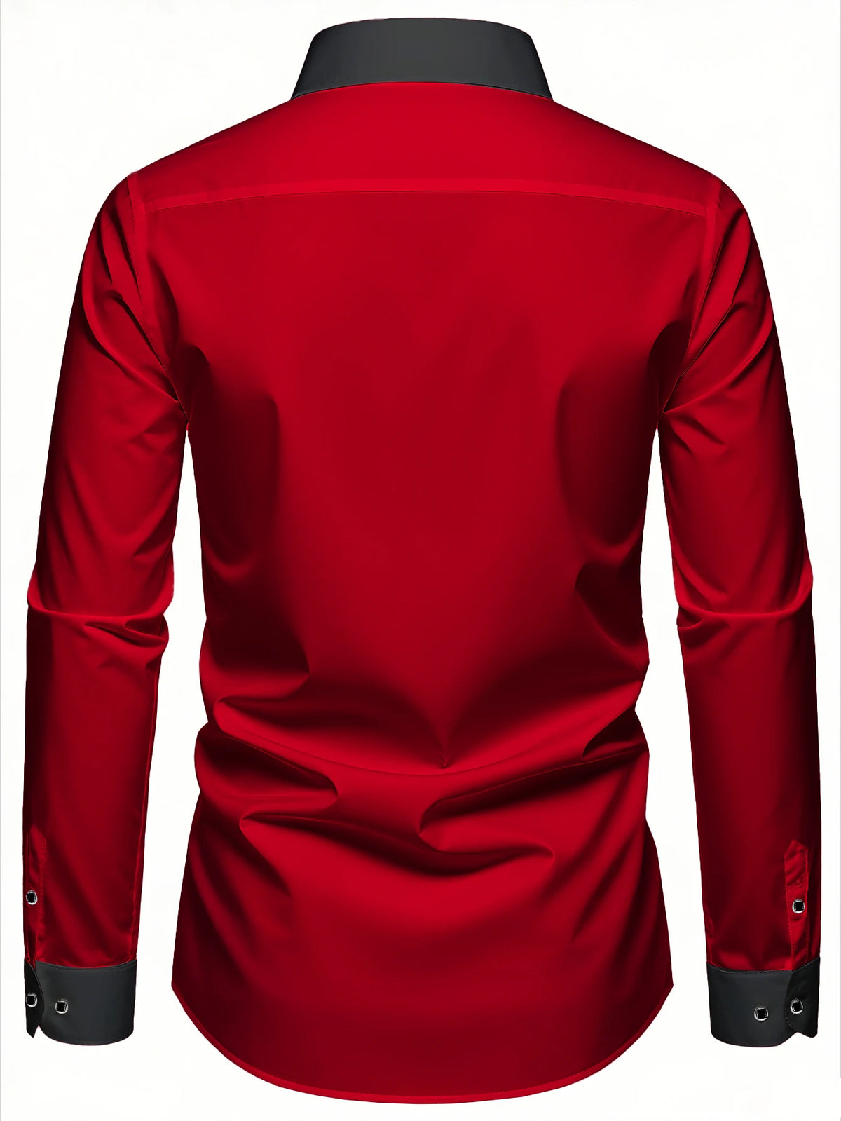 Chemise de smoking rouge homme – CLEVI Paris