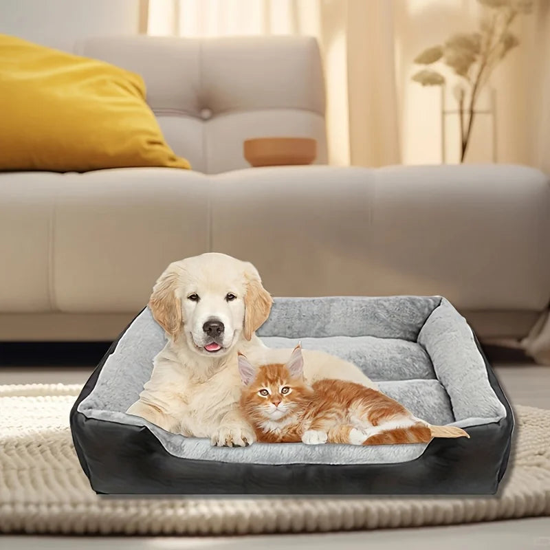 Coussin pour chien noir en coton M à XXL – CLEVI Paris