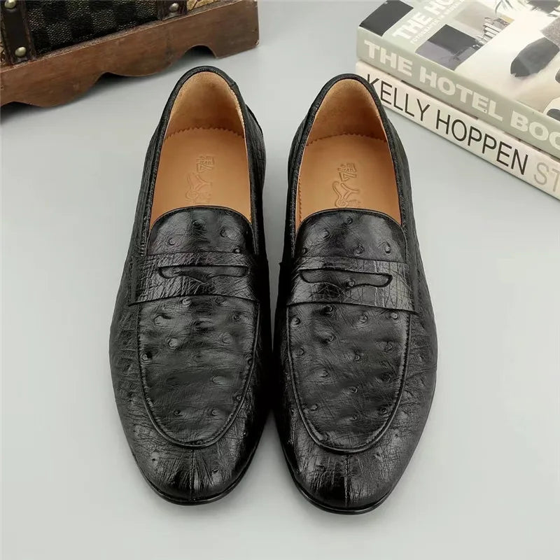 Mocassins homme noirs en cuir – CLEVI Paris