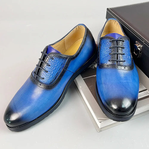 Chaussures Cuir Suède Homme Oxford Fait Main – CLEVI Paris