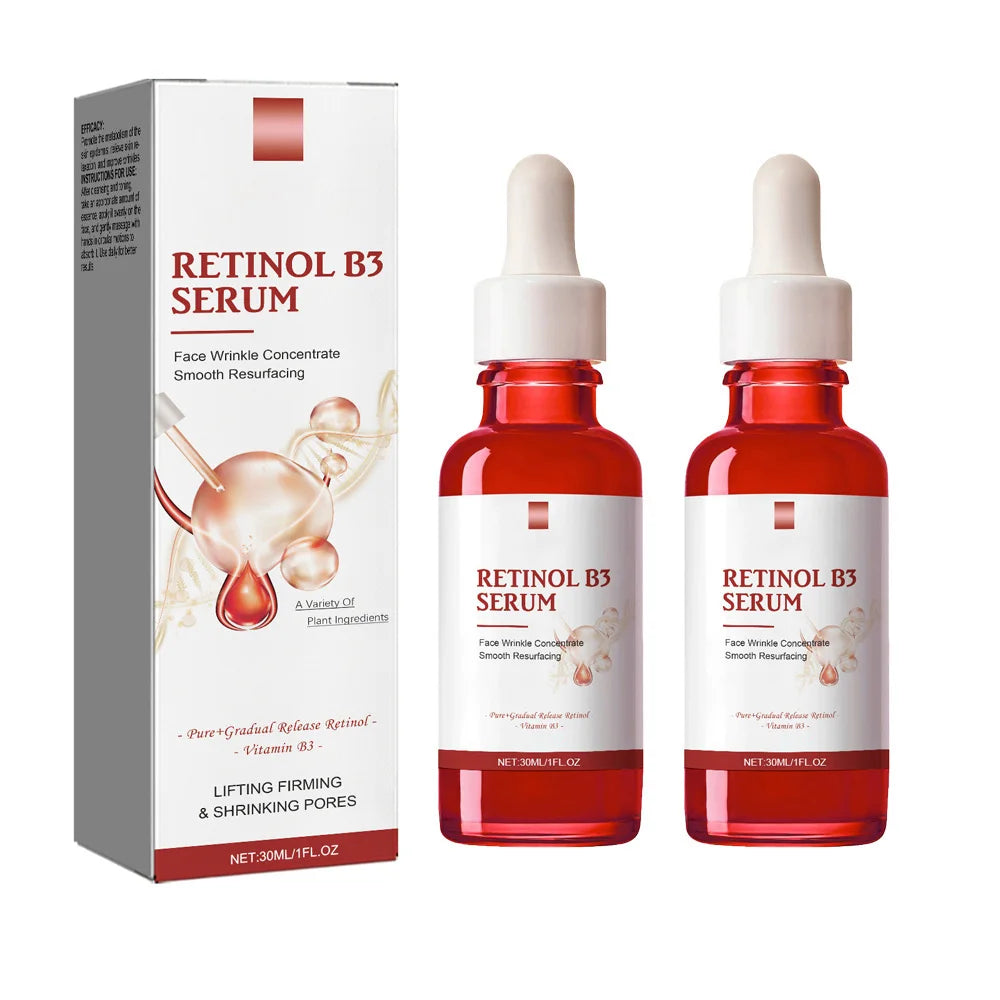 Essence Visage Rétinol B3 30ml – Anti-Rides, Raffermissant & Hydratant – CLEVI Paris