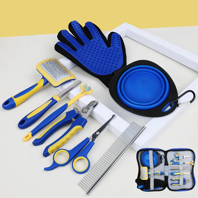 Kit de toilettage chien et chat 8 pièces – CLEVI Paris