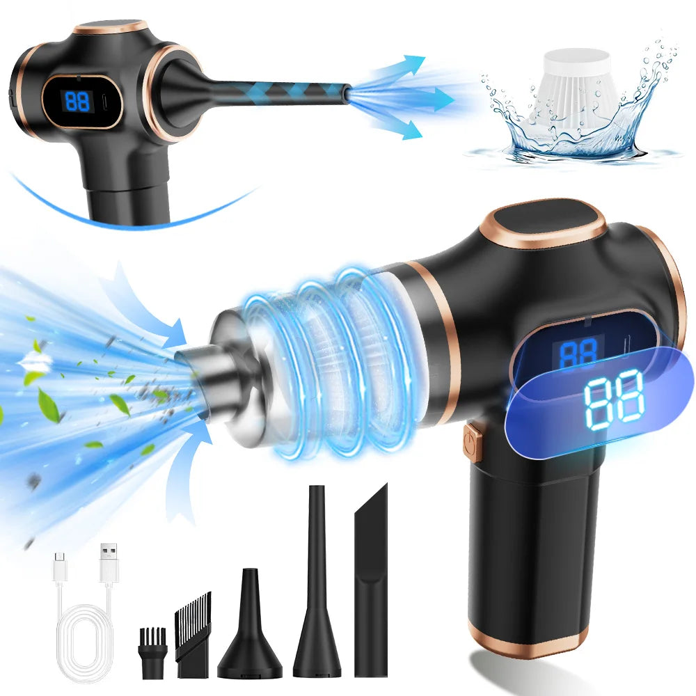 Aspirateur sans fil pour voiture en ABS – CLEVI Paris