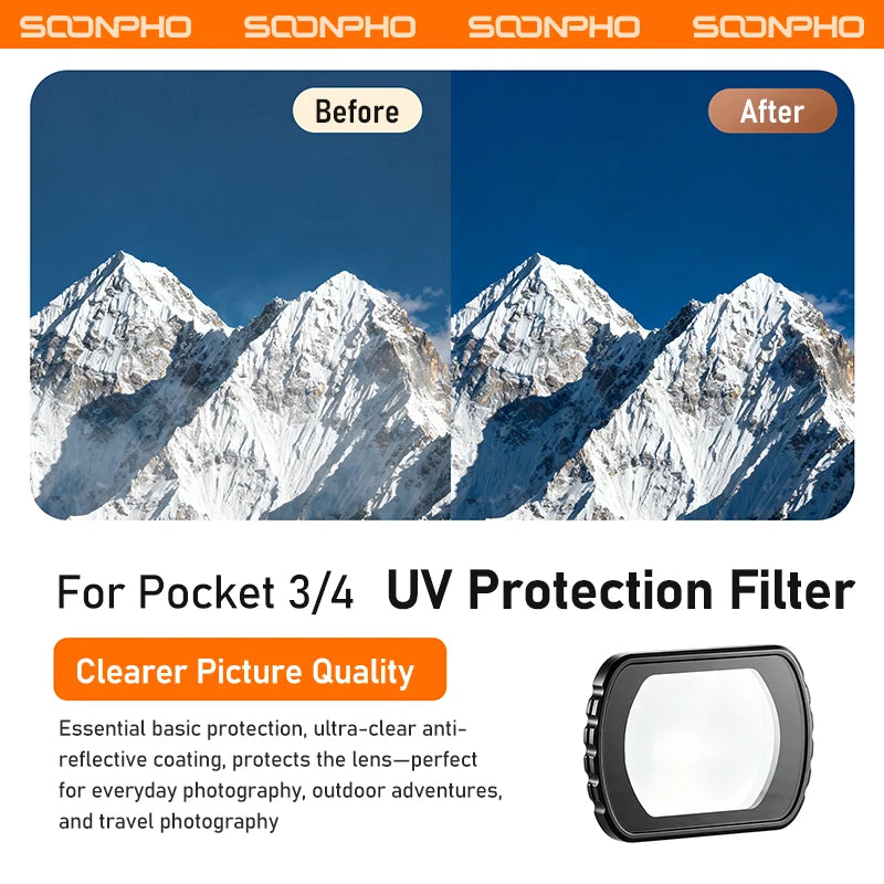 Filtres magnétiques pour Osmo Pocket 3/4 – CLEVI Paris