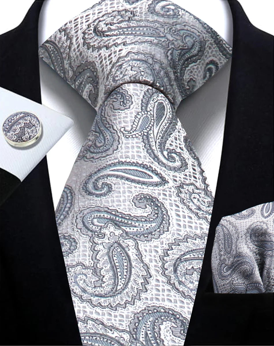 Cravate Paisley Homme et Pochette – CLEVI Paris