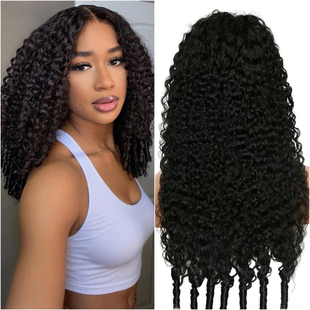 Perruque Bouclée Cheveux Humains Lace Front – CLEVI Paris