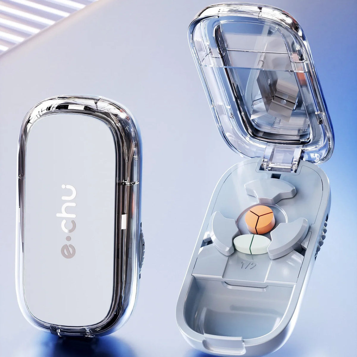 Coupe-comprimés portable avec rangement – CLEVI Paris