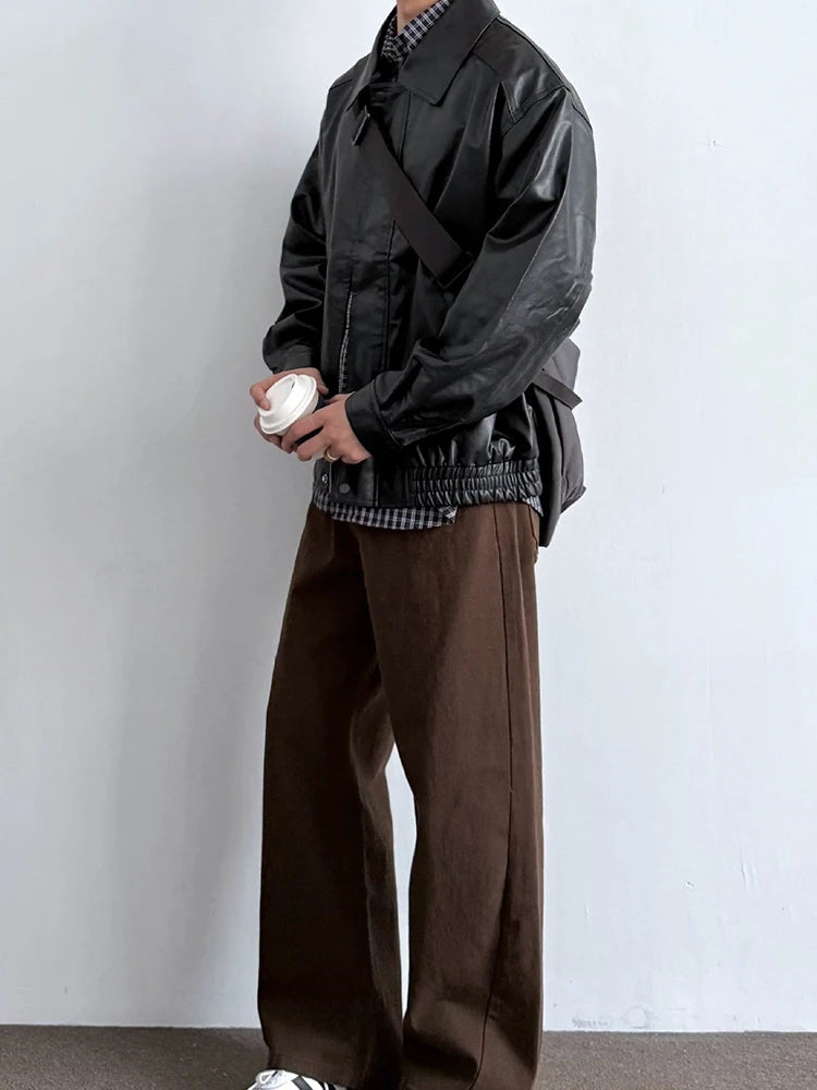 Veste homme boutonnée à col rabattu – CLEVI Paris