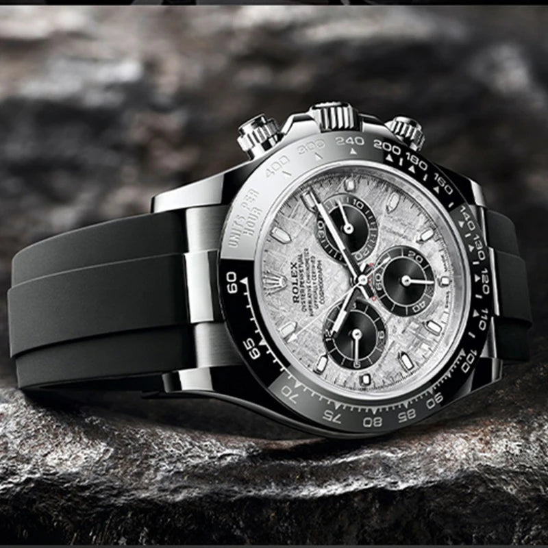 Bracelet Montre Fluororubber Sport 20mm 21mm Compatible Rolex Submariner Daytona GMT – CLEVI Paris