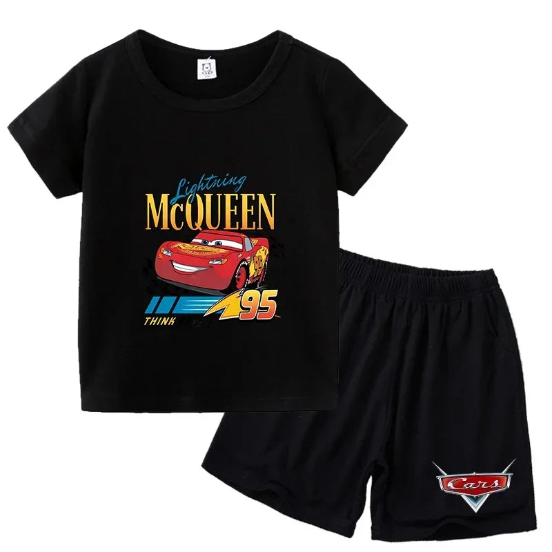 Ensemble enfant Cars T-shirt et short – CLEVI Paris