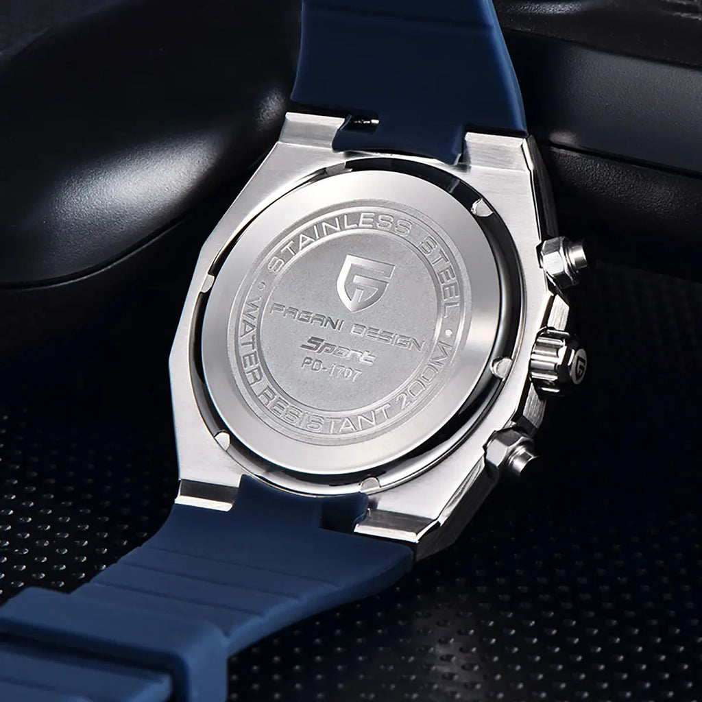 Montre Chronographe Homme Pagani Design PD-1707 Quartz VK63 Saphir 200m – CLEVI Paris