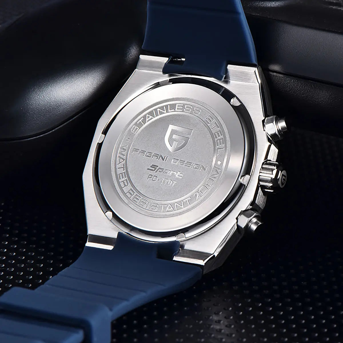 Montre Chronographe Homme Pagani Design PD-1707 Quartz VK63 Saphir 200m – CLEVI Paris