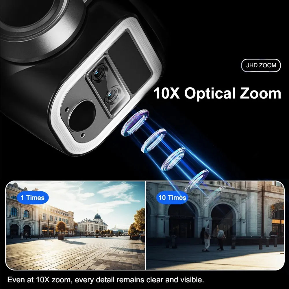 Caméra Surveillance Solaire LS VISION 4G Wi-Fi PTZ 10x Zoom IA IP66 – CLEVI Paris