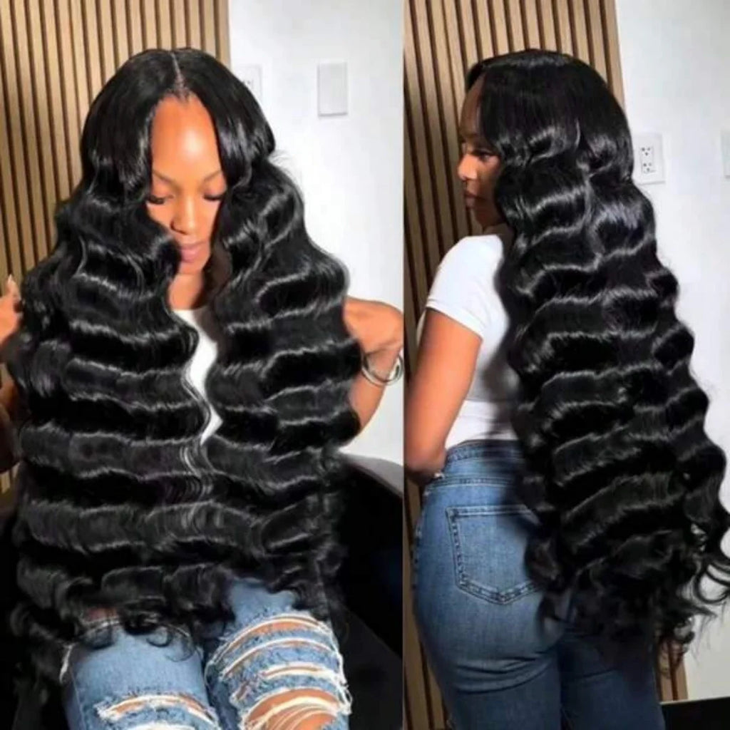 Perruque Lace Front HD Deep Wave Cheveux Humains – CLEVI Paris