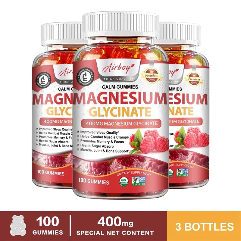 Glycinate de magnésium en gommes – CLEVI Paris