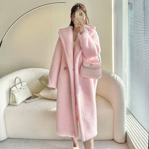 Manteau teddy femme boutonné – CLEVI Paris