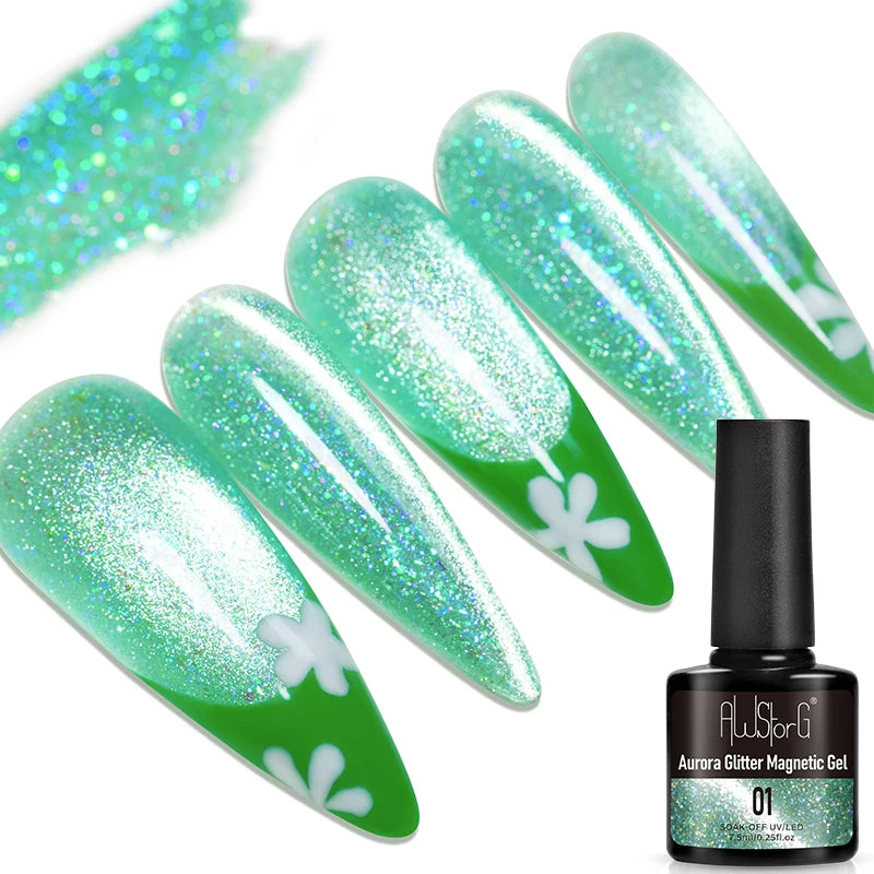 Vernis Gel UV Cat Eye AWStorG 7,5ml Semi-Permanent – CLEVI Paris