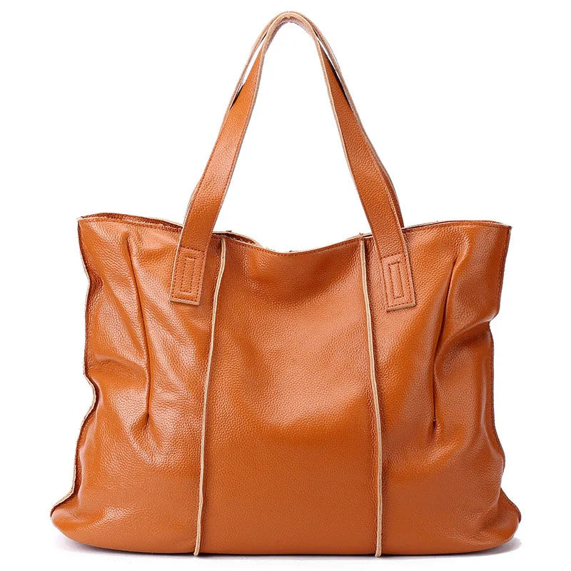 Grand sac cabas femme en cuir – CLEVI Paris