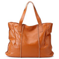 Grand sac cabas femme en cuir – CLEVI Paris