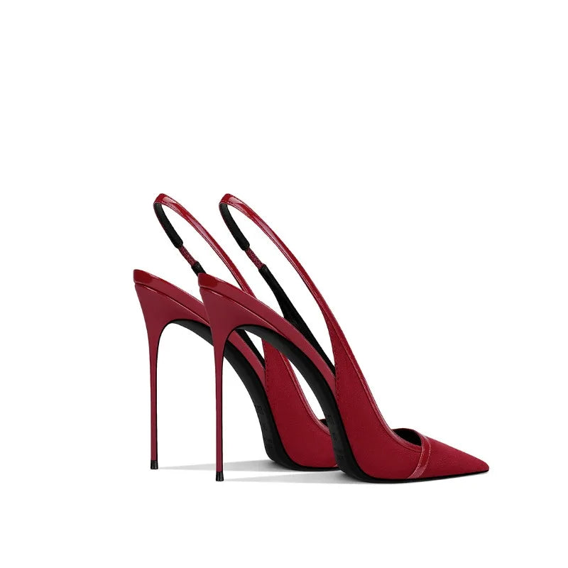 Escarpins slingback à bout pointu – CLEVI Paris
