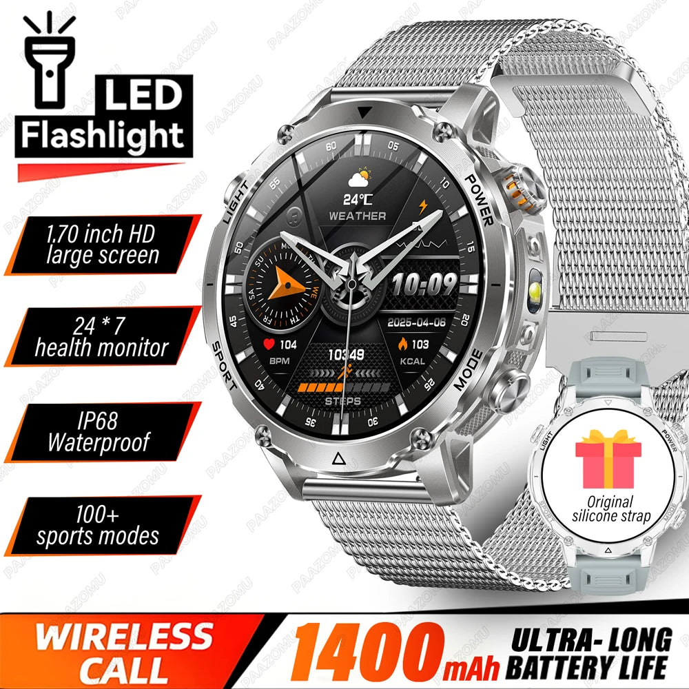 Montre connectée Paazomu sport 1,7″ – CLEVI Paris