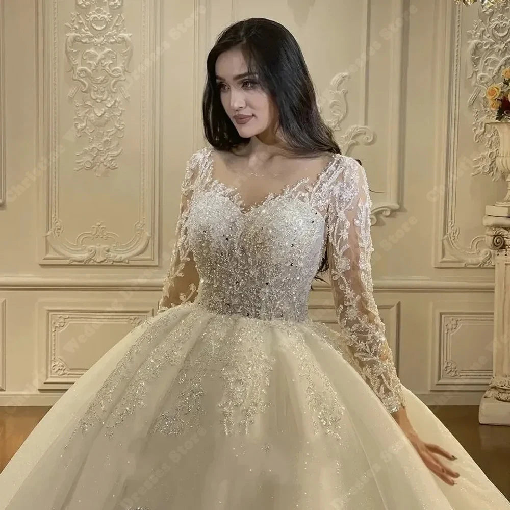 Robe de mariée bohème en tulle – CLEVI Paris