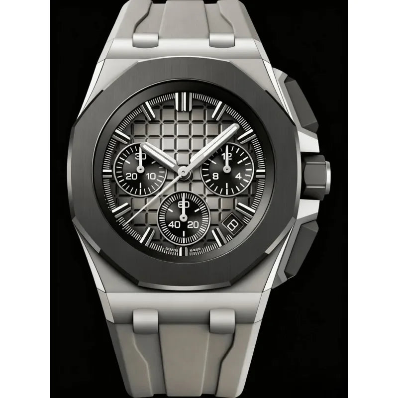 Montre Homme Quartz G4G Bracelet Acier Inox 42mm Lumineux Calendrier Complet 3 ATM 17 Coloris – CLEVI Paris