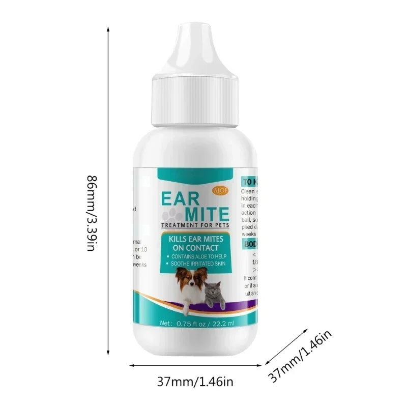 Huile auriculaire chien et chat 22,2 ml – CLEVI Paris
