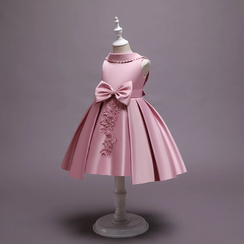 Robe princesse fille de cérémonie à fleurs – CLEVI Paris