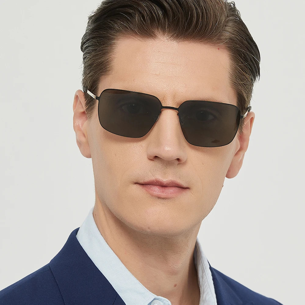 Lunettes de soleil homme carrées 8802 – CLEVI Paris