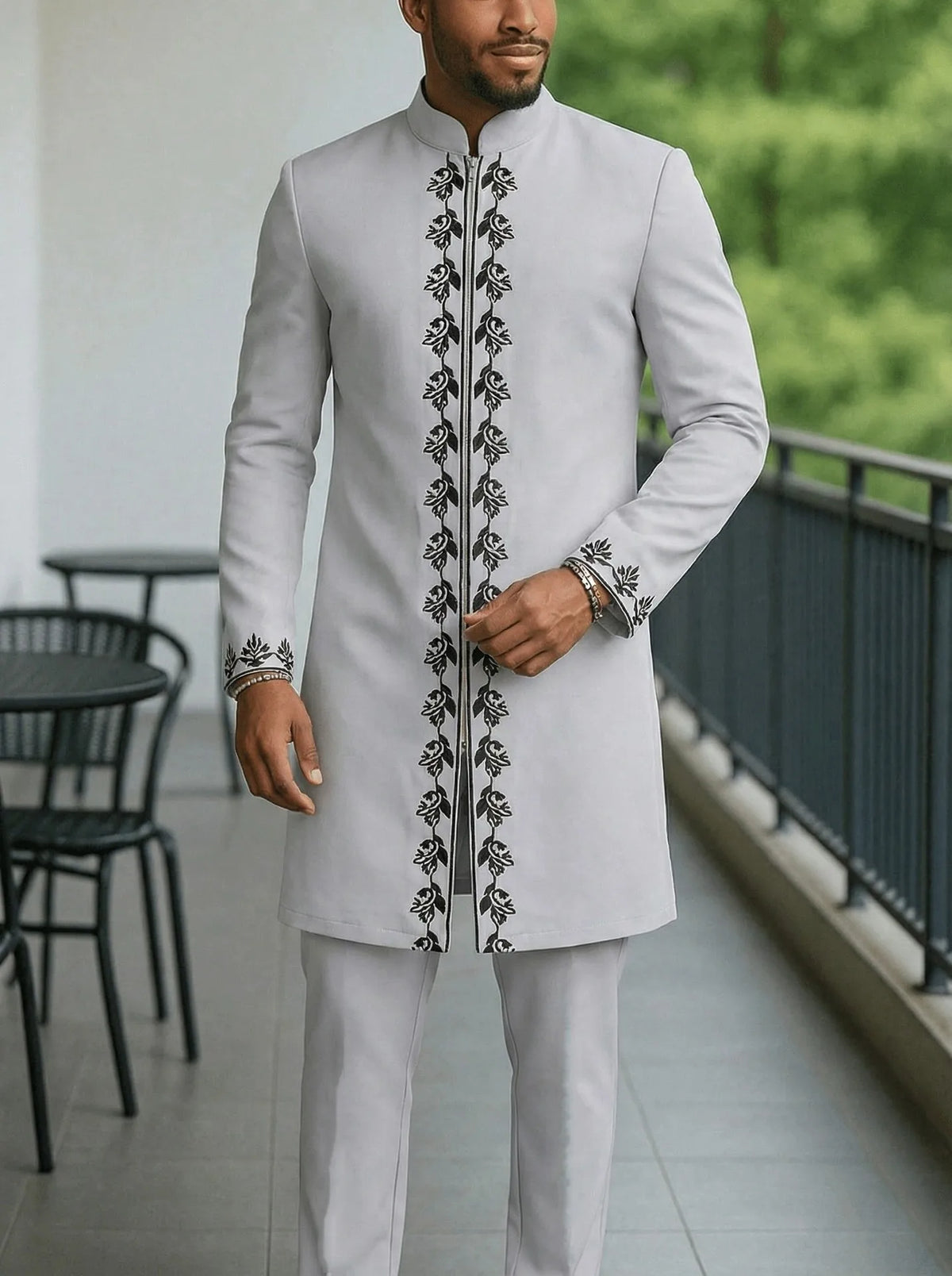 Ensemble Traditionnel Africain Homme Kaunda – CLEVI Paris