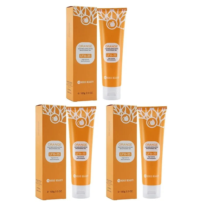 Gel Exfoliant Éclaircissant Orange Jaysuing 50ml – Nettoyage Profond, Anti-Points Noirs & Hydratant – CLEVI Paris