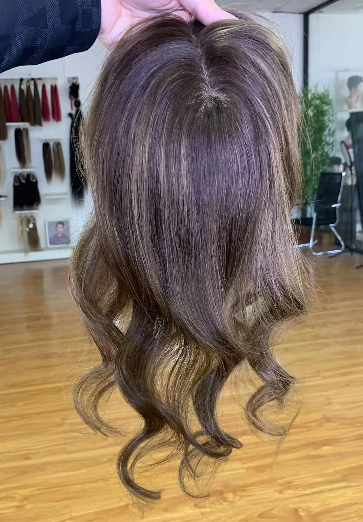 Topper Capillaire Mono Lace 5,5x6,5 Pouces – Cheveux Humains Virgin Hair – CLEVI Paris