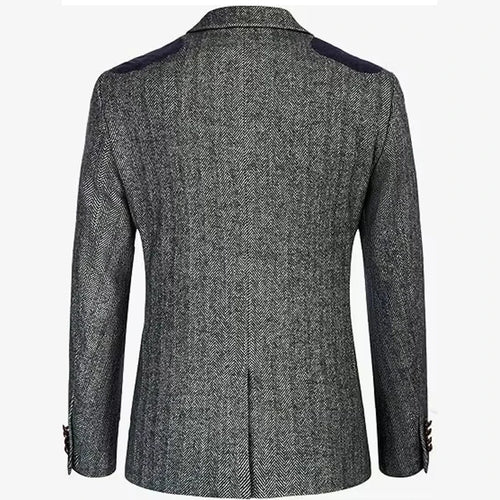 Blazer homme à chevrons vintage – CLEVI Paris