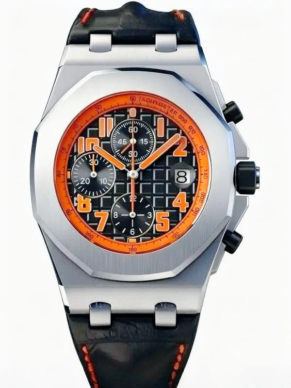 Montre Quartz Homme Sport Chronographe F23R Acier Lumineux Étanche – CLEVI Paris