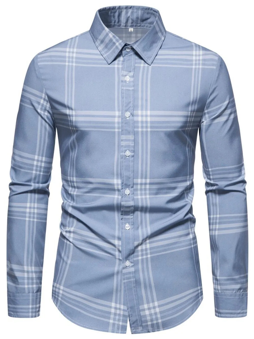 Chemise Homme à Carreaux Imprimés – CLEVI Paris