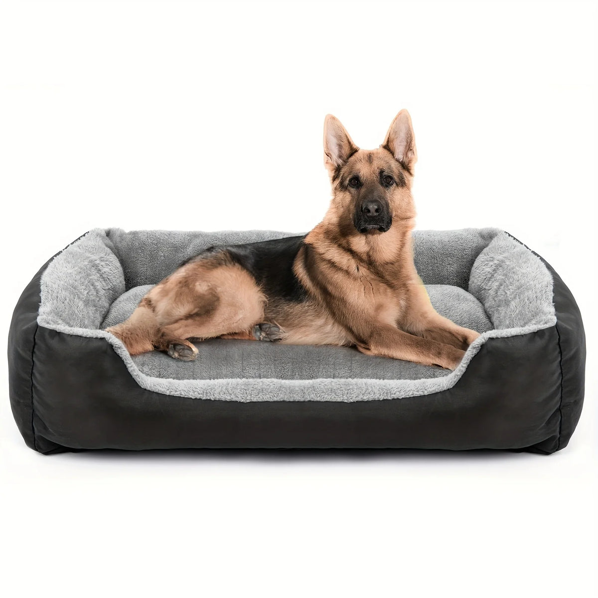 Coussin pour chien noir en coton M à XXL – CLEVI Paris