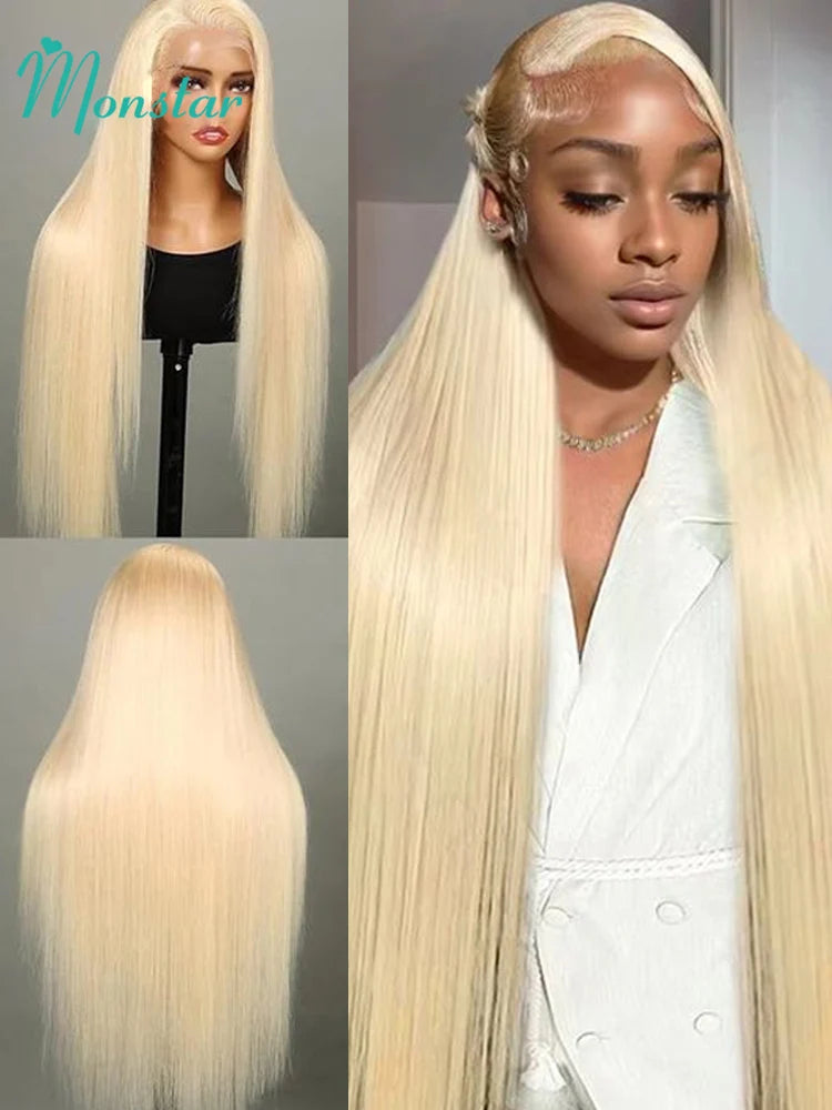 Perruque Lace Front Cheveux Humains 613 Blonde HD Transparente 13x4 13x6 360 – CLEVI Paris