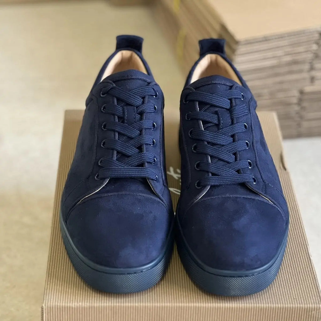 Sneakers Montantes Homme Cuir Rehaussantes Bleu – CLEVI Paris