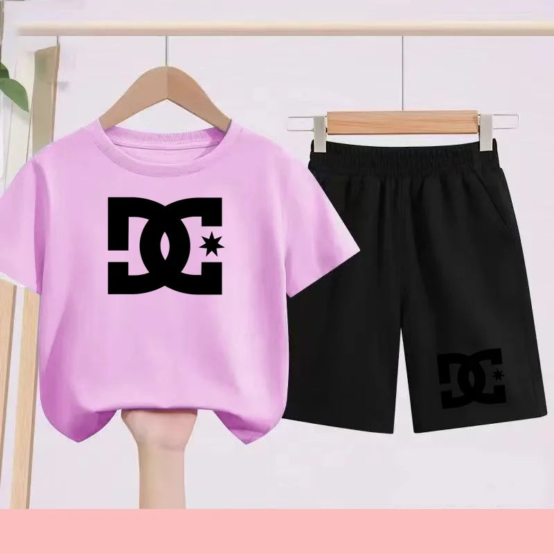 Ensemble enfant imprimé haut et short – CLEVI Paris