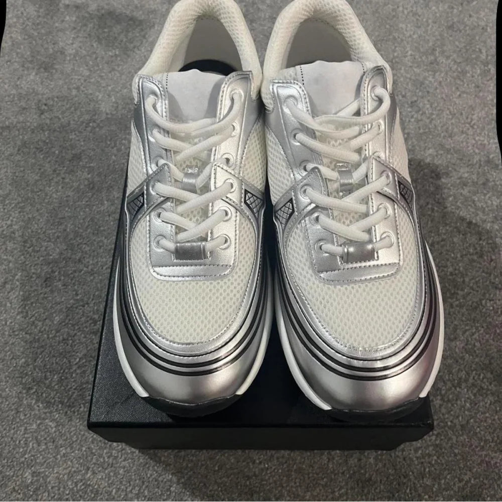Sneakers Unisexe Mesh Semelle Cuir Légères EU 35-46 – CLEVI Paris