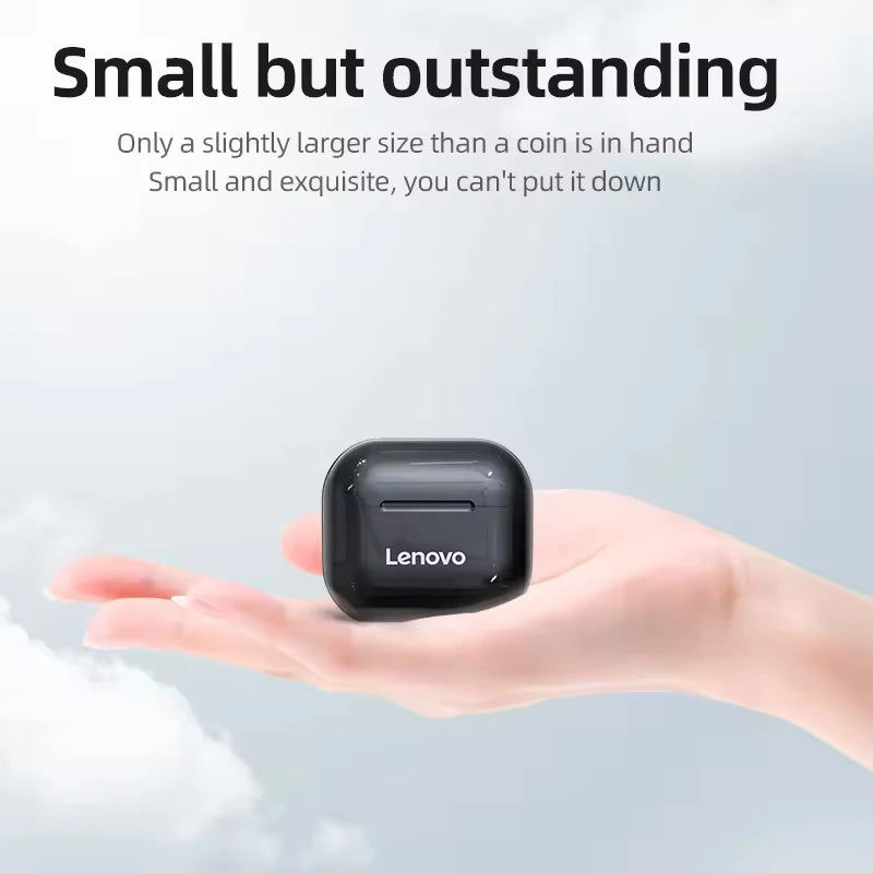 Écouteurs Lenovo LP40 TWS Bluetooth 5.3 ANC Tactile – CLEVI Paris