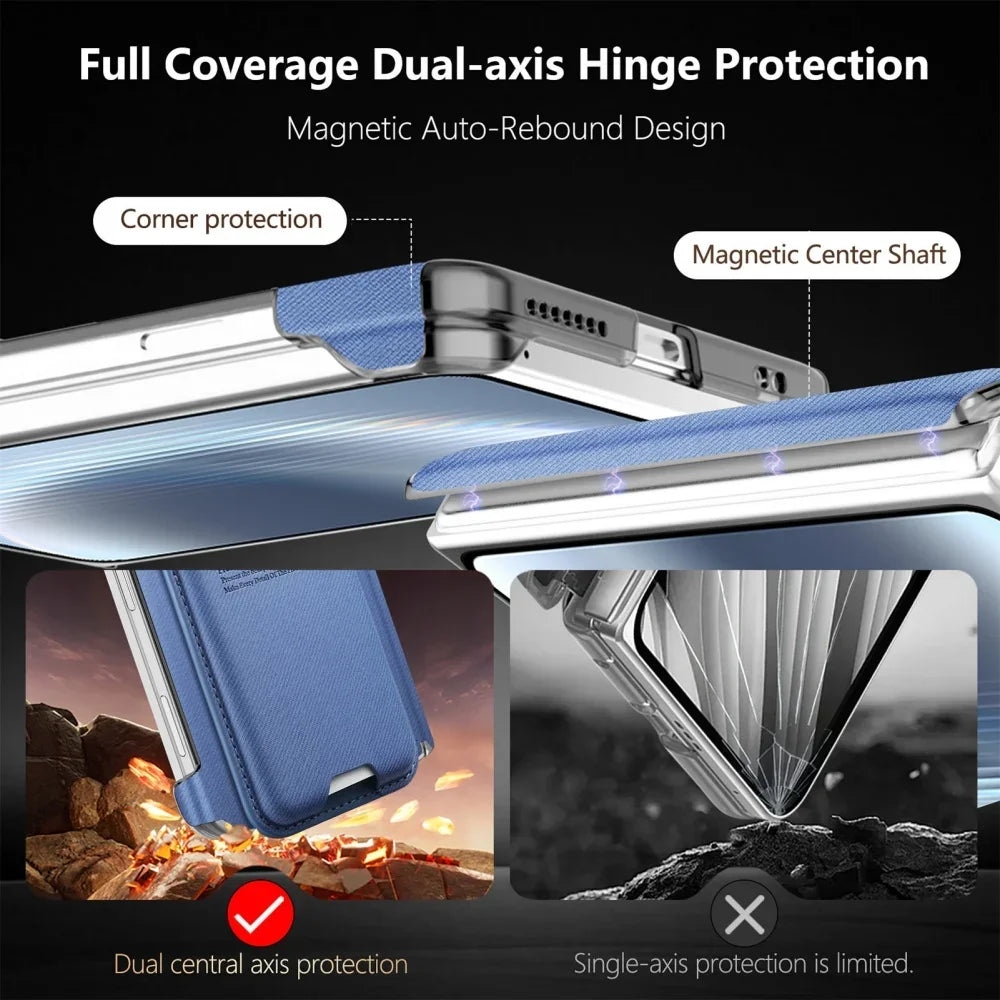 Porte-cartes iPhone Duo magnétique avec support – CLEVI Paris